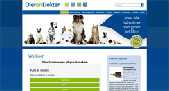 Desktop Screenshot of dier-en-dokter.nl